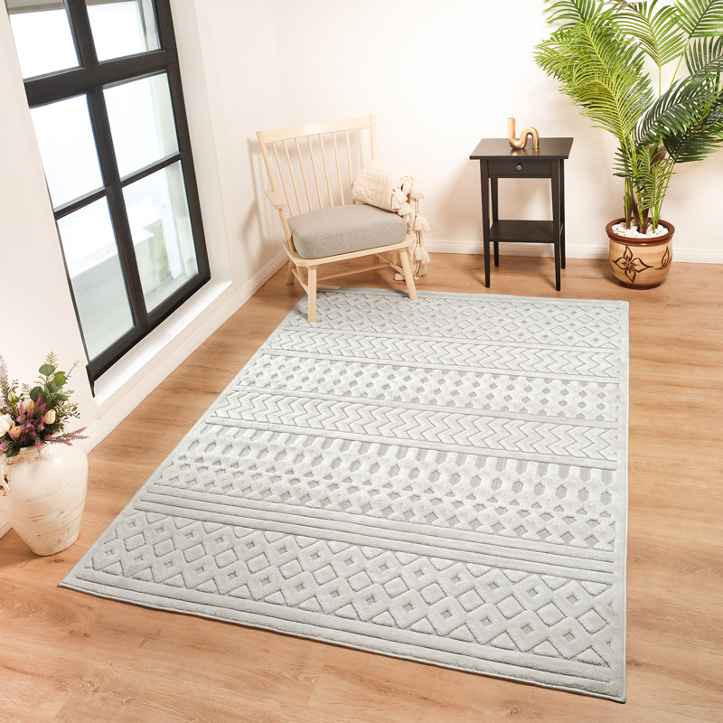Syier Modern Indoor/Outdoor Rug, Rectangle 16'8" x 22'11"