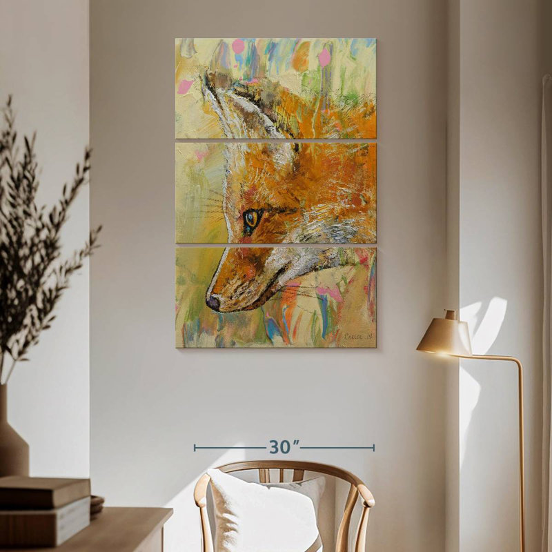 Brampt Fox, 65" H x 42" W