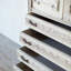 Vaisselier moderne en bois massif blanc