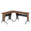 Bureau de luxe en forme de L avec option de bureau d'équipe en ligne
