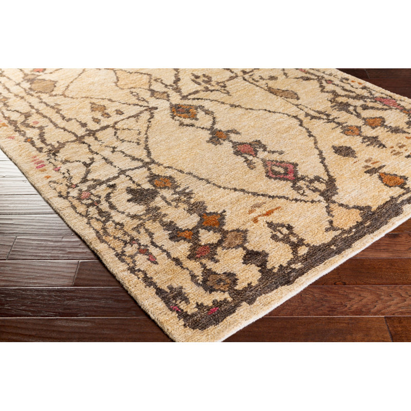 Medina Jute / Sisal Southwestern Area Rug, Rectangle 9' x 13'