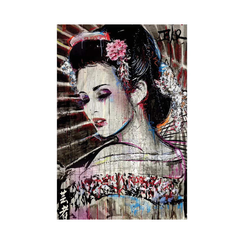 Angel Of Shinjuku by Loui Jover - Wrapped Canvas Gallery-Wrapped Canvas Giclée, 30.48cm H x 30.48cm W x 1.905cm D