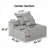 Modern Oversized Modular Sectional Sofa,Sparkling Chenille Fabric Soft Cushion Sofa With 2 Pillows,DIY Combination Tufted Sofa,No Assembly Required-188487041