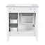 Meuble-lavabo 30 po avec lavabo en céramique-345438762