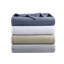 1 couverture pour lit simple gris PCS-125133787-125133786