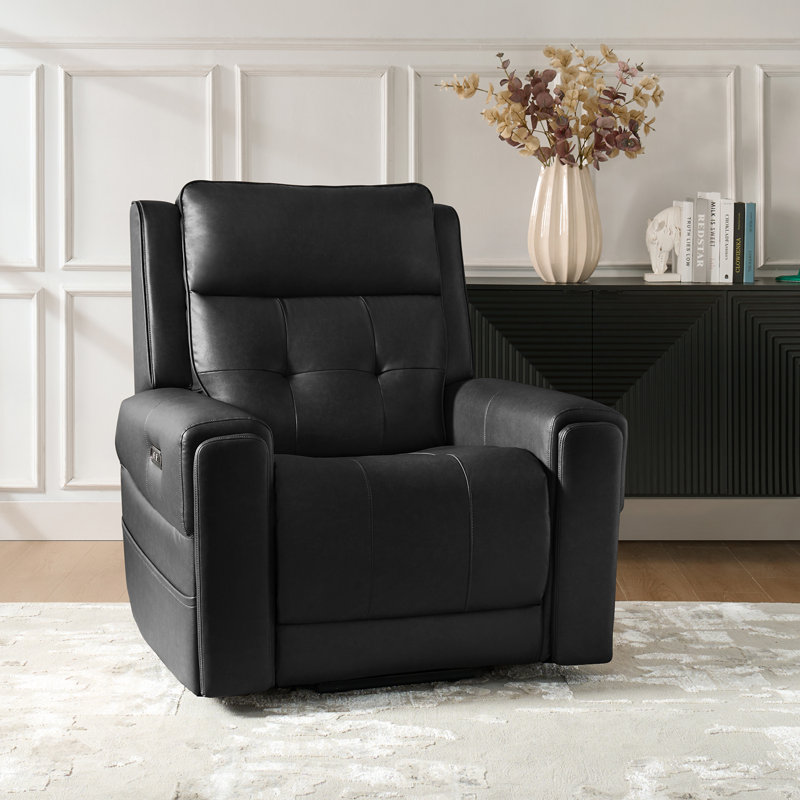 Fauteuil inclinable électrique avec fonction de massage et de chauffage Joseph, Noir