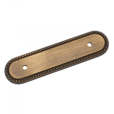 BP Series Beaded Oblong Pull Backplate