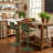 Meli Swivel Bar Stools With Back Modern Height Adjustable & Easy-Clean PP Plastic Barstools for Kitchen Island Bar-486521597