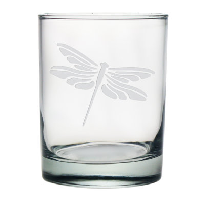 Verre à whiskey 14 oz. libellule rocks Cornwell