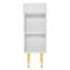 Meuble-lavabo blanc 21,6 po