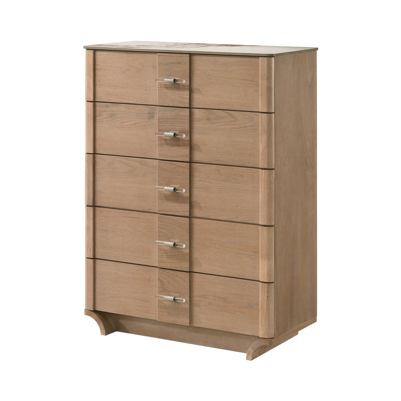 Commode contemporaine 35,9 po, brun