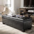 Mesina Faux Leather Ottoman-1397868395
