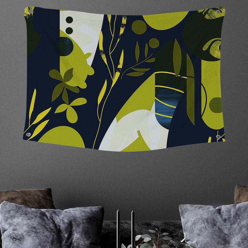 Tapisserie en microfibre, H 88 po x l 104 po