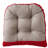 Velvet Rocking Chair Cushion 2 Piece Tufted Non Slip Set of Upper and Lower Cushions-1171096846