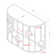 Chequetta 42.13'' Glass Top Console Table