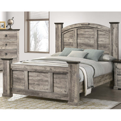 Lit à baldaquin contemporain grand format 1pc