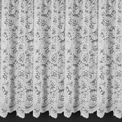 Triston Lace Semi Sheer Curtain