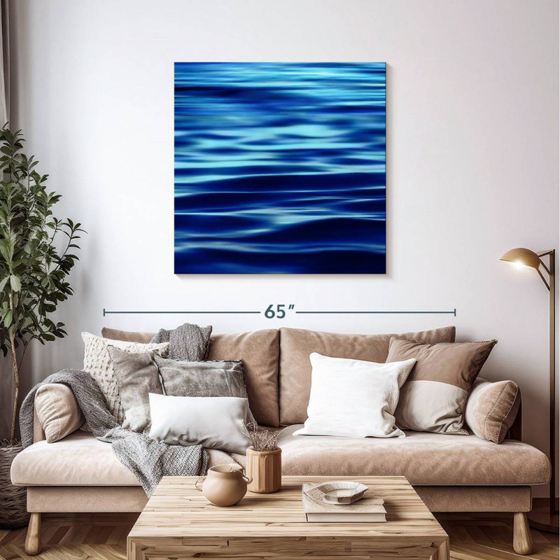 Gillard Vast Deep Blue Sea, 39" H x 39" W