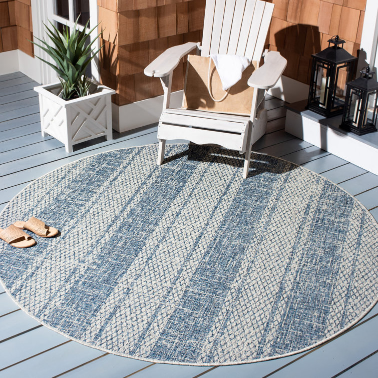 Herefordshire Performance Striped Indoor/Outdoor Area Rug