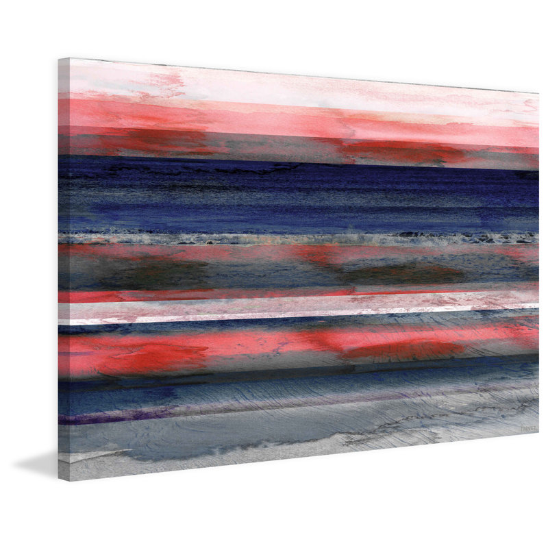 « piramides » par parvez taj,-impression sur toile tendue, H 20 po x l 30 po x P 1,5 po