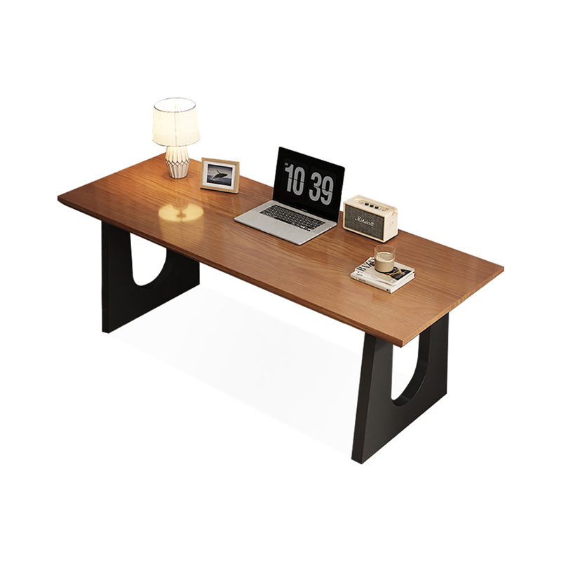 Bureau d'écriture rectangulaire en bois massif noyer, 29.53"H*70.87"W*23.62"D