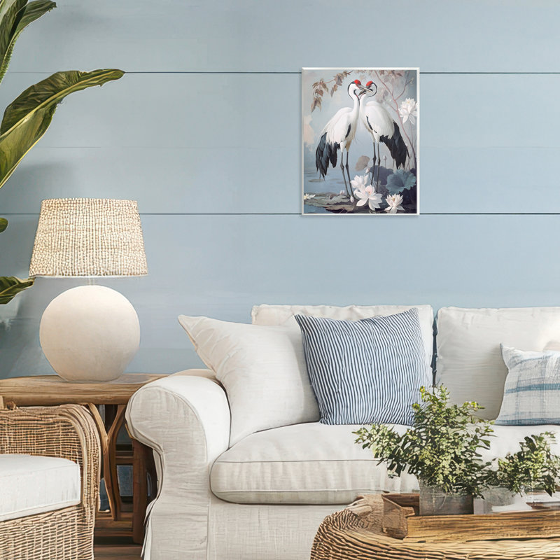 Plaque murale Shore Line Magic Cranes, design par Steve Hunziker