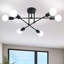 Luminaire linéaire moderne 6 lumières Spoutnik