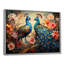«Blue Coral Indian Art Dancing Peacocks I», art mural indien-1341823251-1275768390
