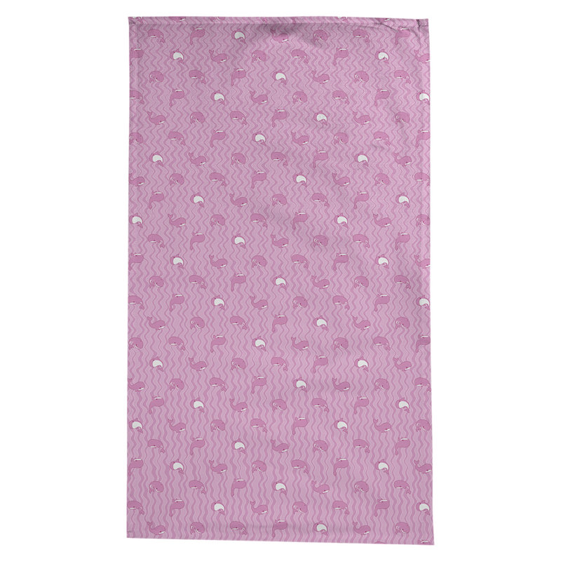 Nappe géométrique en coton à motif géométrique 100% avicia, Rose