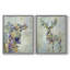 Fantastic Florals Cow - reproduction encadrée de qualité supérieure - prête à être accrochée - aucun clou requis - aucun clou requis-107998430-107998432