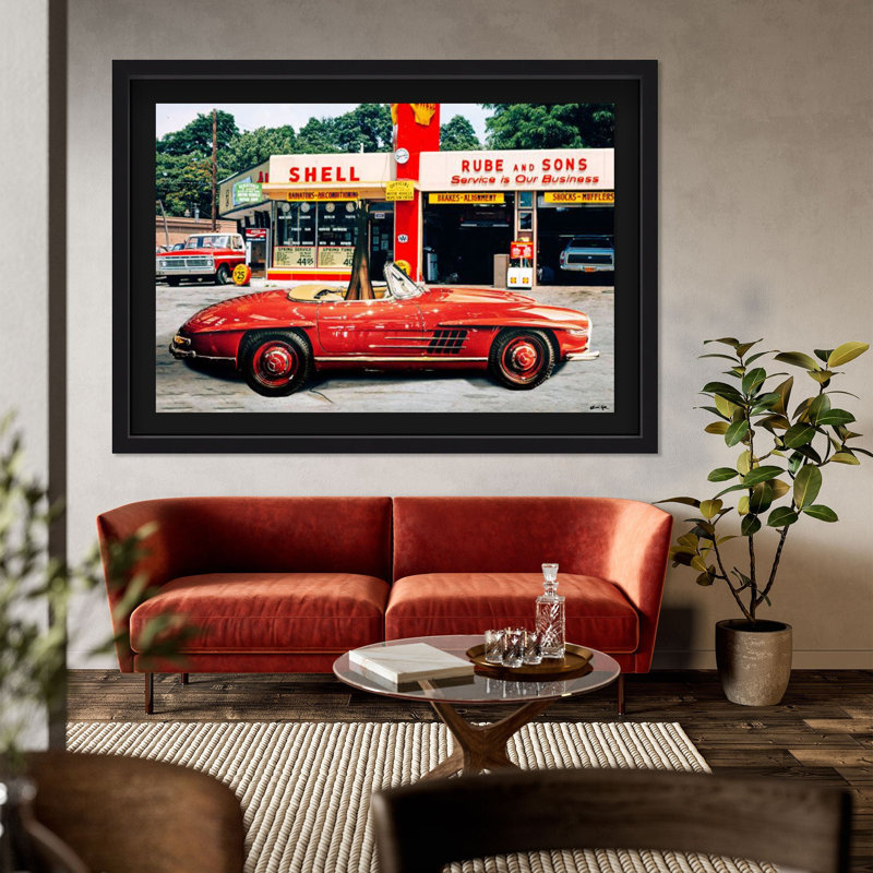 Legs Up 70s Americana Shadowbox by Oliver Gal, 17.5" H x 25.5" W