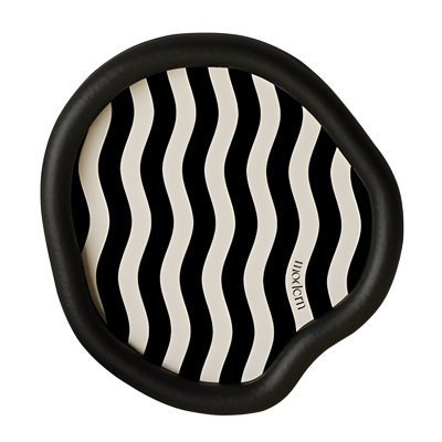 Plateau en cuir noir clair clair | Plateau de rangement à carreaux | Plateau de rangement pour clés Cosmétiques | Décoration de vestibule d'entrée