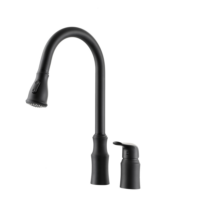 Mocoloo Kitchen Sink Kitchen Faucet, Matte Black
