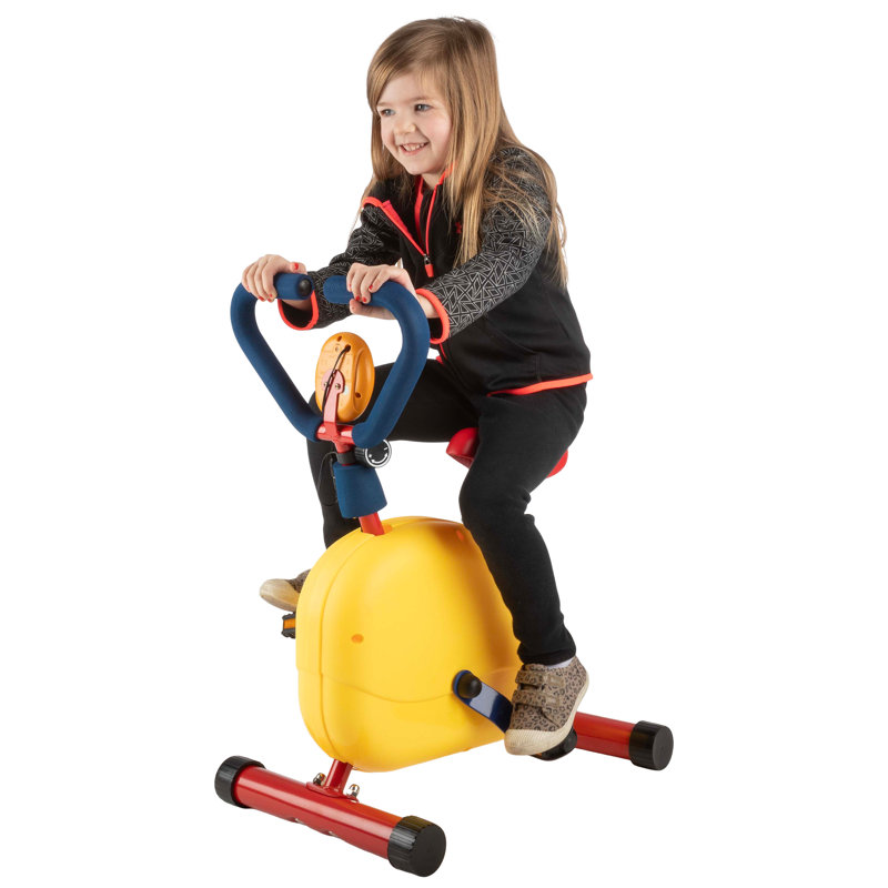 Kids Exercise Bike - Indoor Stationary Cycle Riding Toy with Adjustable Seat