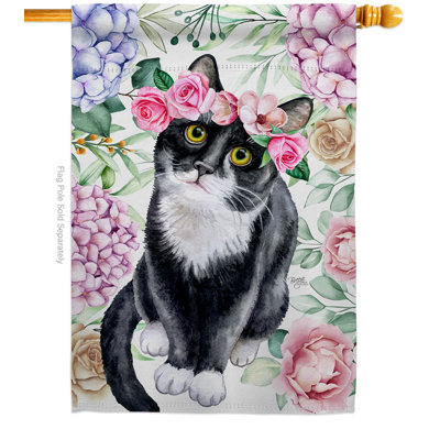 Double Sided 40'' H x 28'' W Polyester Animal House Flag