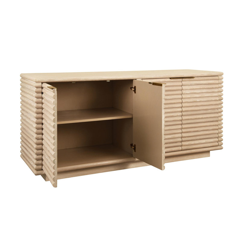 72'' W Buffet, Cerused Oak