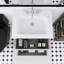 Meuble-lavabo mural 24 po avec lavabo en céramique blanche-1042980474