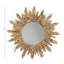 Miroir mural rond en bois flotté Sunburst
