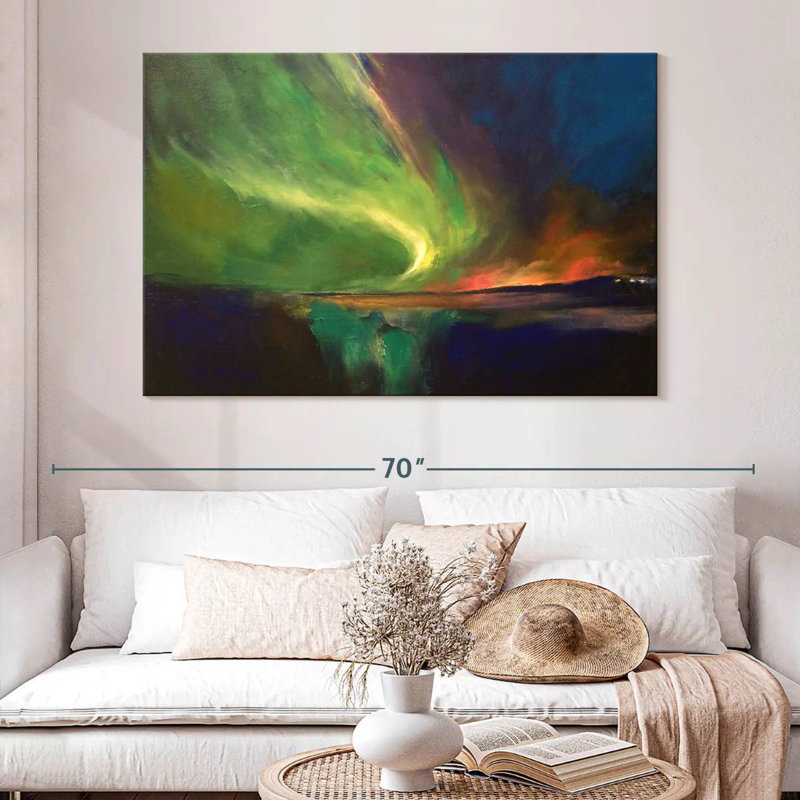 Alvord Aurora Borealis Vision, H 34 po x l 51 po