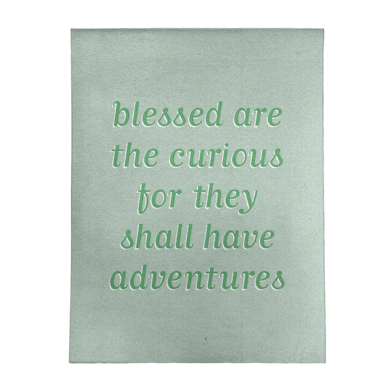 Quotes Chenille Indoor Rug, Rectangle 5' x 7'
