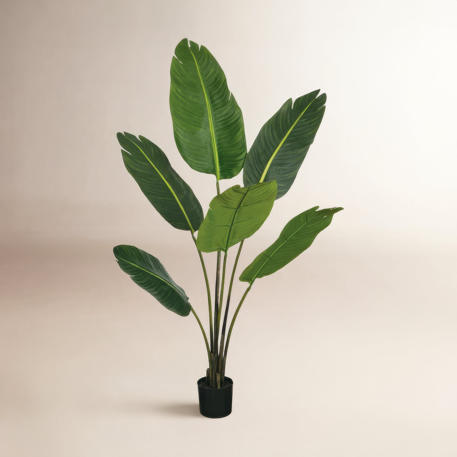 50'' Faux Banana Leaf Plant in Pot