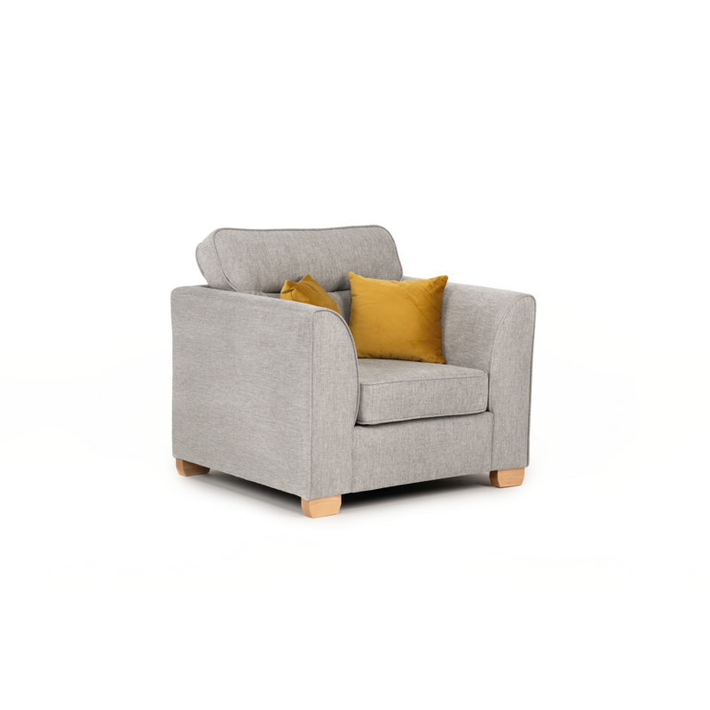 Marryn Armchair Fabric, Light Grey