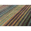 Wool Striped Area Rug in Yellow/Maroon/Green