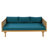 PATIO FURNITRE SETS : CLAREMONT 3 SEATER DAYBED + ACACIA WOOD TABLE