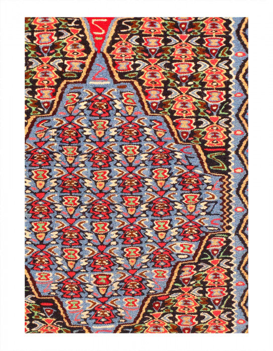 Fine Hand Knotted Flat weave Senneh Runner 2'3'' X 9'11''