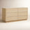 Mille 60" Walnut Double Dresser