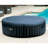 Intex 110 Volt 170 - Jet Vinyl Round Inflatable Hot Tub in Black