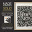 Reproduction encadrée de motif floral rétro II - bois massif-829290990-829290985