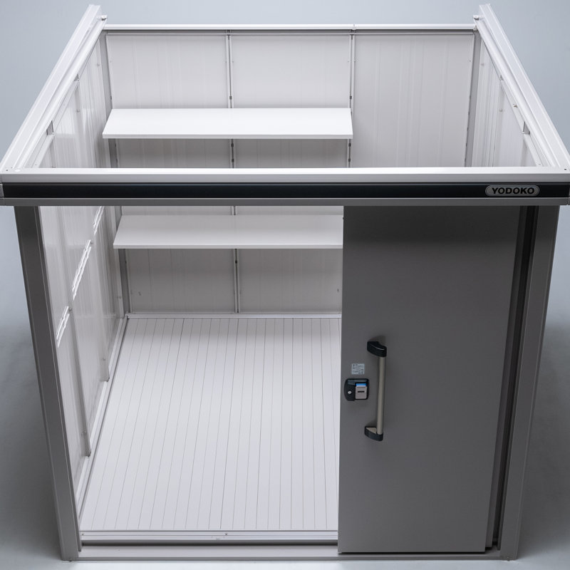YODOKO 7FT X 9FT Metal Storage Premium Shed