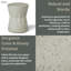 Tabouret de jardin en ciment-93105602